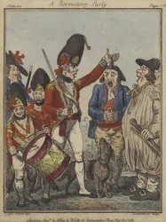 Een Wervingspartij, 1797